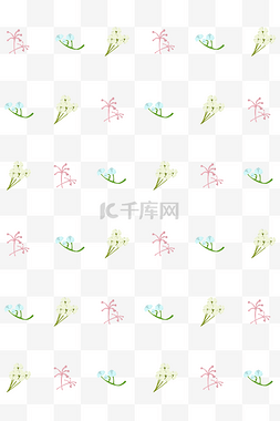 米色植物图片_米色花枝底纹
