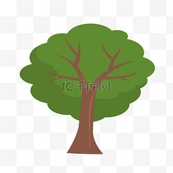 树木免扣PNG图图片_卡通绿色的树木免扣图