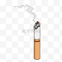 卡通香烟背景装饰