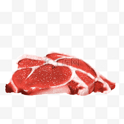猪排饭猪扒饭图片_红色肉类猪肉猪排食材美食美味手