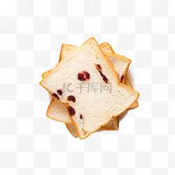 面包盘子图片_一盘子蔓越莓吐司面包
