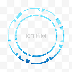 圆形爆炸图片_智能科技圆形边框