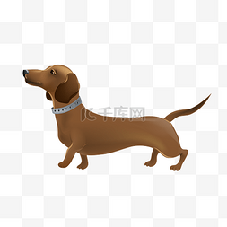 斑点狗卡通图片_可爱的矢量宠物斑点狗