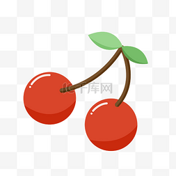 樱桃海报海报图片_水果图标元素PNG
