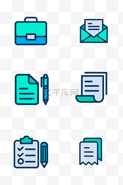 邮件商务图片_办公商务文件相关图标