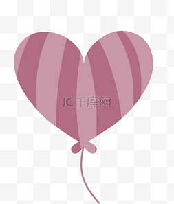 可爱卡通儿童贴纸图片_彩色线条爱心气球元素