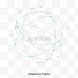 水分子球棍模型图片_酷动态智能技术线射线背景