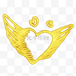 金色创意天使翅膀
