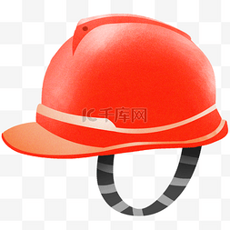 安全帽帽子图片_红色安全帽