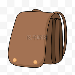 棕色包包图片_手绘儿童包包