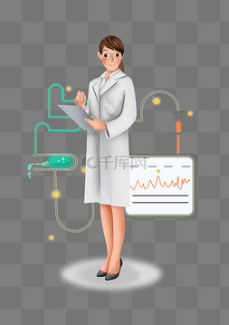 医疗医药科研女性