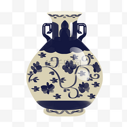 中国风青花瓷花瓶