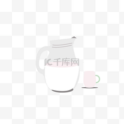 水壶水杯牛奶杯