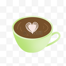 爱心咖啡豆图片_美味下午茶手磨咖啡
