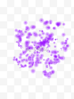 光效紫图片_光效简约紫色光粒扩散简约装饰设