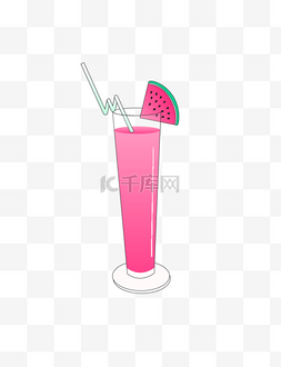 夏季喝果汁图片_暑假必喝冷饮西瓜汁