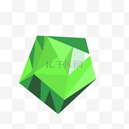 绿色水晶图片_钻石水晶绿宝石切割宝石免扣源文