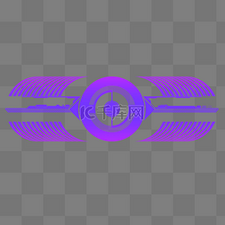 圆形线条科技边框图片_科技感PSD