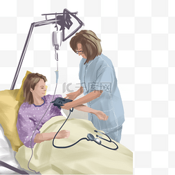 测血糖测血压图片_卡通测量血压下载