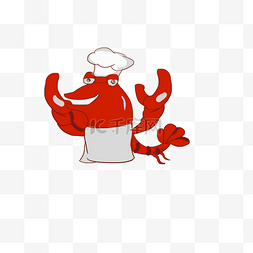 龙虾矢量图图片_龙虾厨师