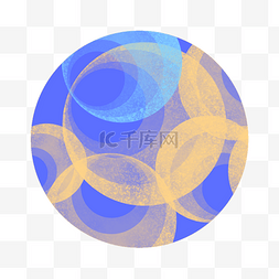旋转球图片_抽象圆圈艺术海报点缀球