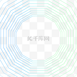 科技感渐变几何线条