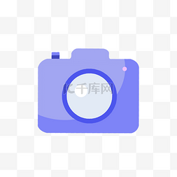 保存网页图片_淡蓝色相机样式网页设计