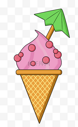 卡通冰淇淋png素材