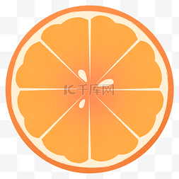 橙子切片图片_鲜橙切片