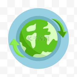 绿色节能插画图片_节能环保减排插画