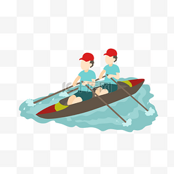双人凳子图片_男子双人划艇比赛