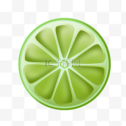 绿色柠檬片背景图片_绿色柠檬片
