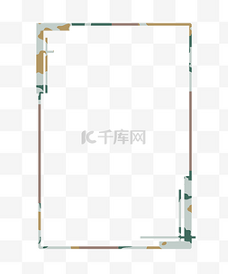 迷彩陆军图片_迷彩边框纹理设计免抠