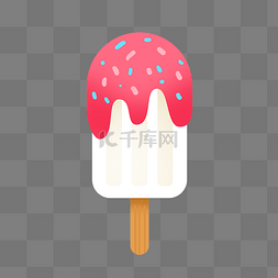 夏日清凉手绘甜品蛋糕冰淇淋