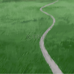 深褐色背景图片_在路草坪一条蜿蜒小路背景图