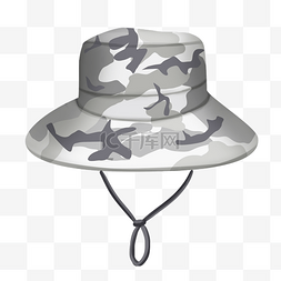 军事迷彩帽子 