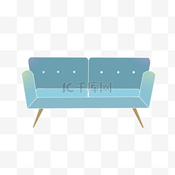  家具蓝色沙发