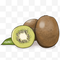 健康绿色美味图片_新鲜健康的美味水果猕猴桃