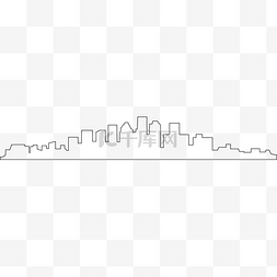 城市线图图片_城市线条图