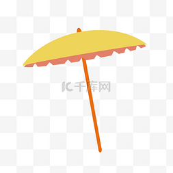 卡通遮阳伞矢量图下载