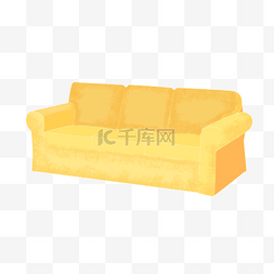 现代年轻图片_家居用品家具沙发黄色系现代简约