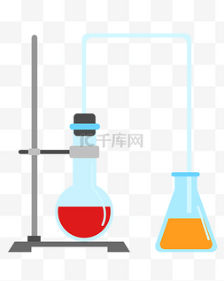 矢量免扣化学实验