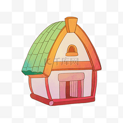 简约房子图片_彩色小房子