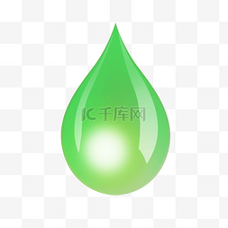 节能环保图标图片_绿色矢量水滴素材图