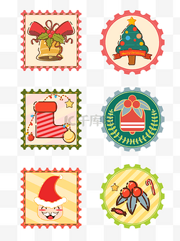 圣诞节邮票