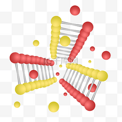 生物基因研究图片_DNA遗传螺旋图