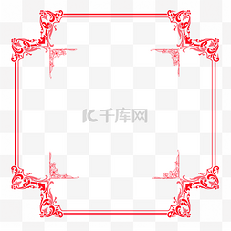 清新花纹图案图片_喜庆边框唯美图案元素