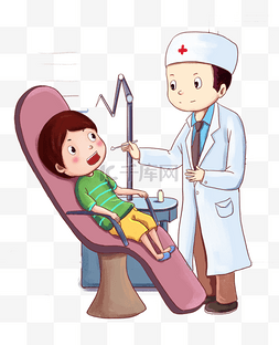 小清新简约医疗海报图片_医疗主题卡通插画