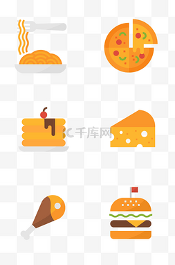 拟物图片_美味的食物相关插画图标