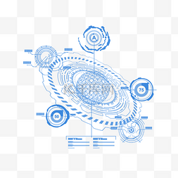 蓝色梦幻光点图片_时代科技光线矢量图